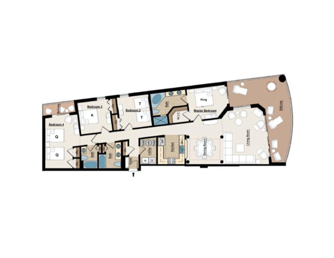 Вилла South Wind 1401 Миртл-Бич Экстерьер фото